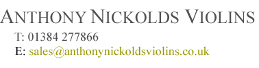Anthony Nickolds Violins